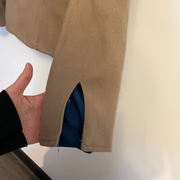 MissLook small, beige and teal blazer jacket - Picture 5 of 11